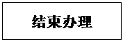文本框: 结束办理